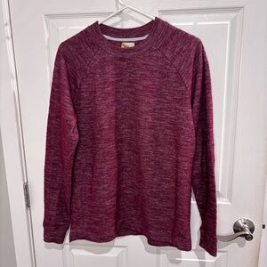 Tracksmith red sweater